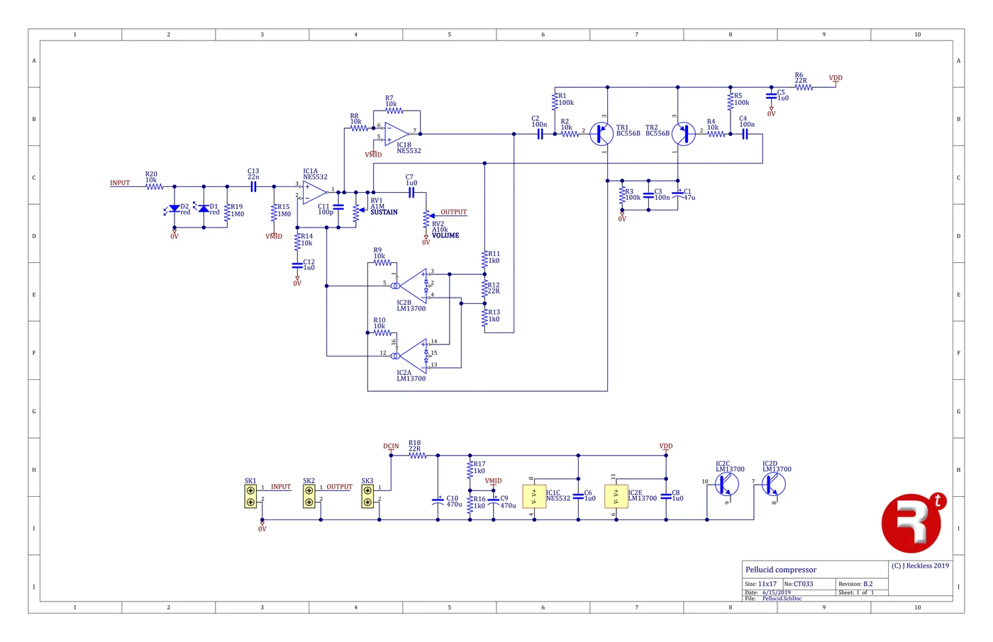 Schematic of the Pellucid compressor, CT033 revision B.2.