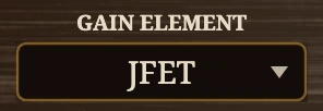 Gain element, close up on the Reckless Comp.