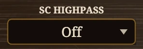 SC highpass, close up on the Reckless Comp.