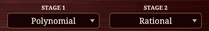 The Stage plates: a curve for each of the two stages.